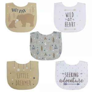 Neat Solutions Water-Resistant Lined Infant Bib Set
